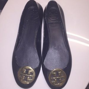 Navy blue rubber Tory Burch flats 9